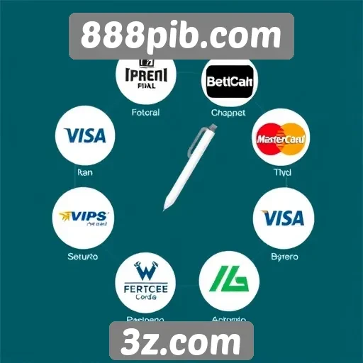Métodos de pagamento disponíveis no 888pib.com