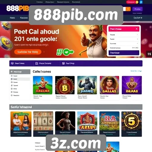 Interface do usuário no site 888pib.com é intuitiva